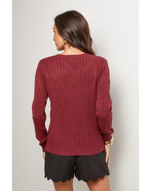 Paloma burgunderfarbener Pullover