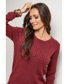 Paloma burgunderfarbener Pullover
