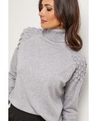Grauer Sinclair-Pullover