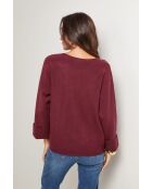 Leonard burgunderfarbener Pullover