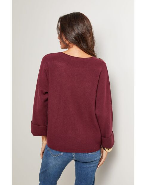 Leonard burgunderfarbener Pullover