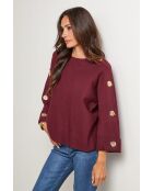 Leonard burgunderfarbener Pullover