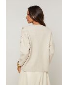 Taupefarbener Pullover Montgomery
