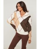 Ecrufarbener Pullover Kensington
