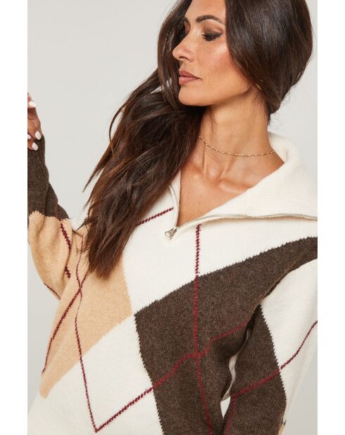 Ecrufarbener Pullover Kensington