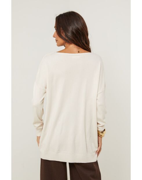 Beiger Pullover Clémentine