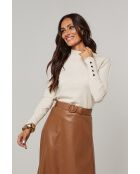 Nathie beiger Pullover