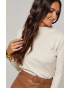 Nathie beiger Pullover