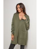 Gilet Henriette kaki