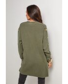 Gilet Henriette kaki