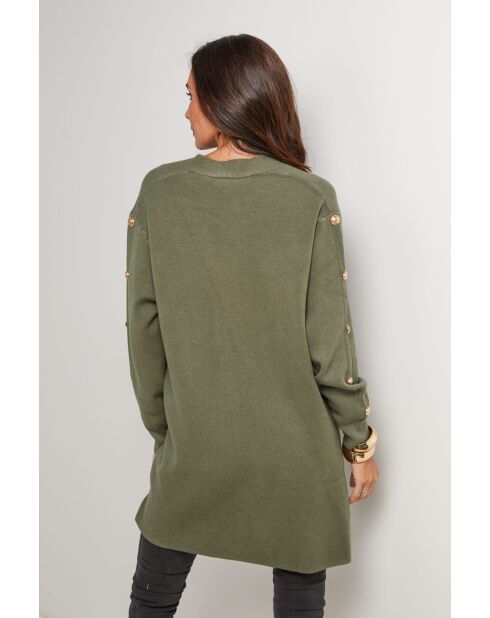 Gilet Henriette kaki
