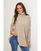 Poncho Augustin taupe