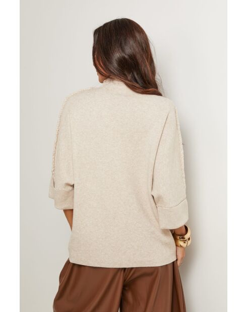 Beige trui Lorenzo