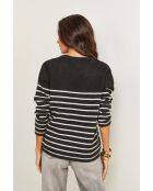 Pull Cassian noir beige