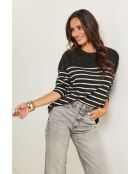 Pull Cassian noir beige