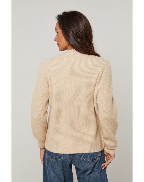 Vest in sterling taupe