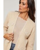 Vest in sterling taupe