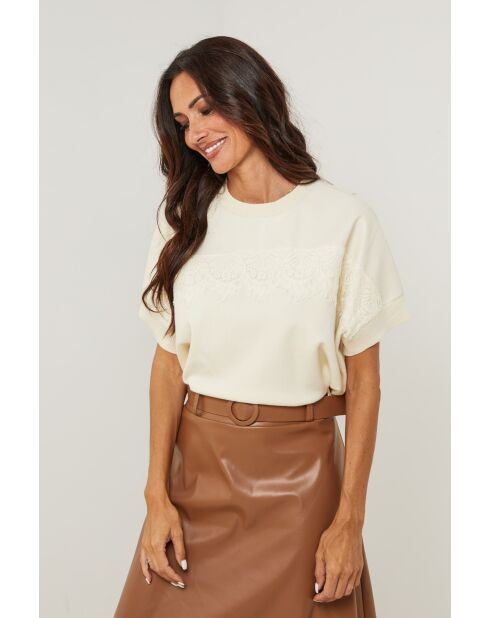Beiger Pullover Wallace