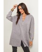 Gilet Henriette gris
