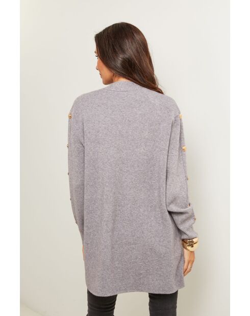 Gilet Henriette gris