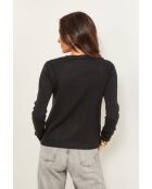 Victorine zwart vest