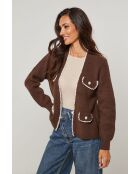 Vest van sterling chocolade