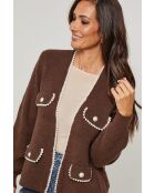 Vest van sterling chocolade