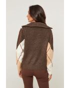 Taupefarbener Pullover Kensington