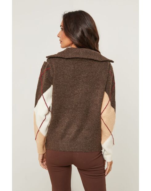 Taupefarbener Pullover Kensington