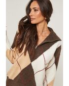 Taupefarbener Pullover Kensington