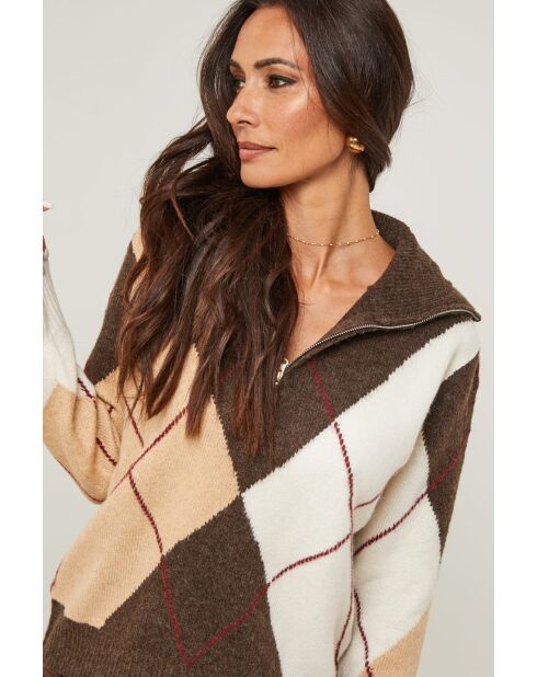 Taupefarbener Pullover Kensington