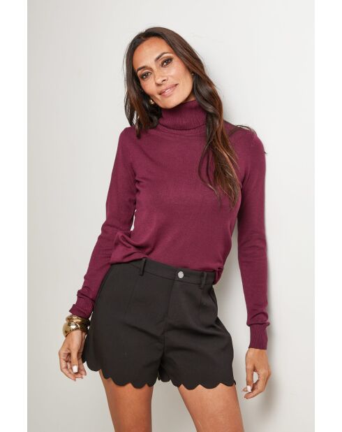 Eden burgunderfarbener Pullover