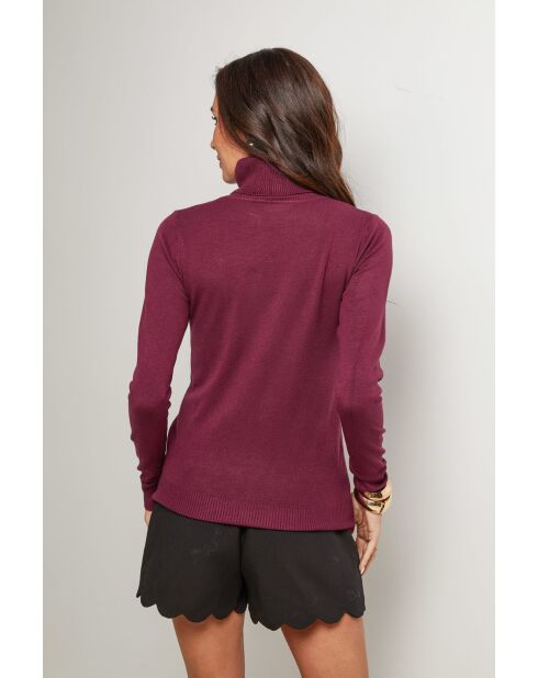 Eden burgunderfarbener Pullover