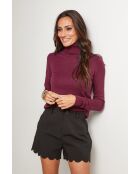 Eden burgunderfarbener Pullover