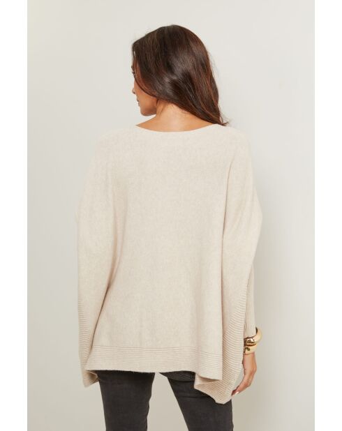 Beige trui Gianna