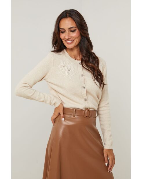 Gilet Victorine beige