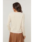 Gilet beige Victorine