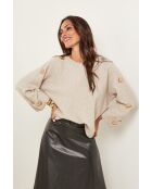 Beiger Pullover Leonard