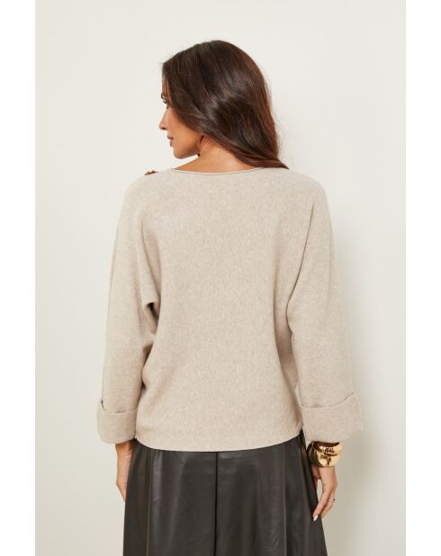 Beiger Pullover Leonard