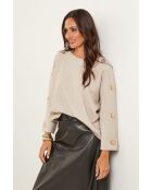 Beiger Pullover Leonard