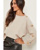 Beiger Pullover Leonard