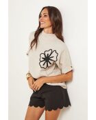 Pull Mercer beige noir
