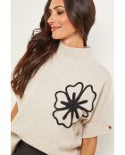 Pull Mercer beige noir
