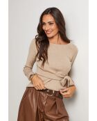 Taupefarbener Pullover Harrison