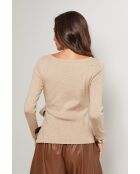 Taupefarbener Pullover Harrison