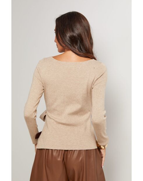 Taupefarbener Pullover Harrison