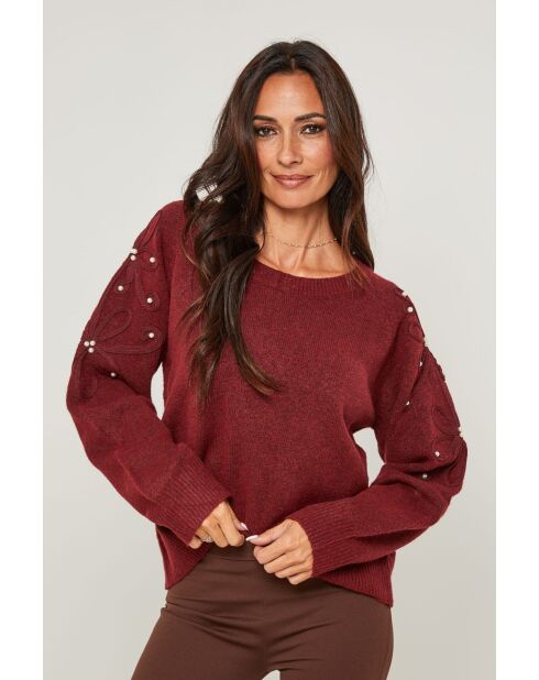 Pull Barrett bordeaux