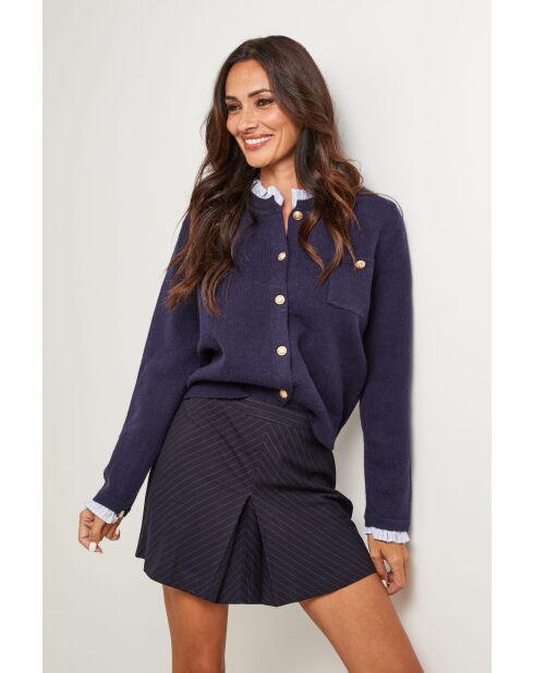 Marineblauer Pullover Annie