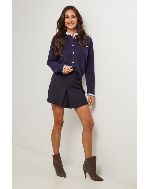 Marineblauer Pullover Annie