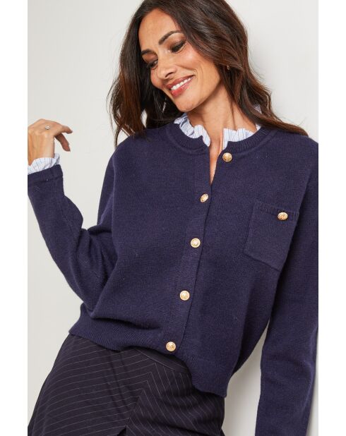 Marineblauer Pullover Annie